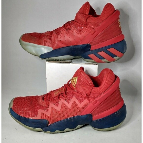 Marvel Adidas D.O.N. Issue 2 J Spider Man Sneakers US Size 5.5 UK 5- G55709 EUC - Picture 2 of 12